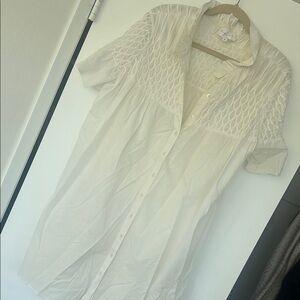 Elegant White Mini Dress